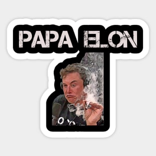 papa elon Sticker